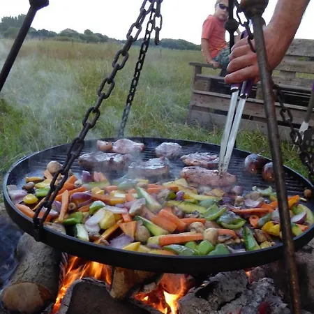 Campingplads Stargazer Bell Tent - Hang Out Zone